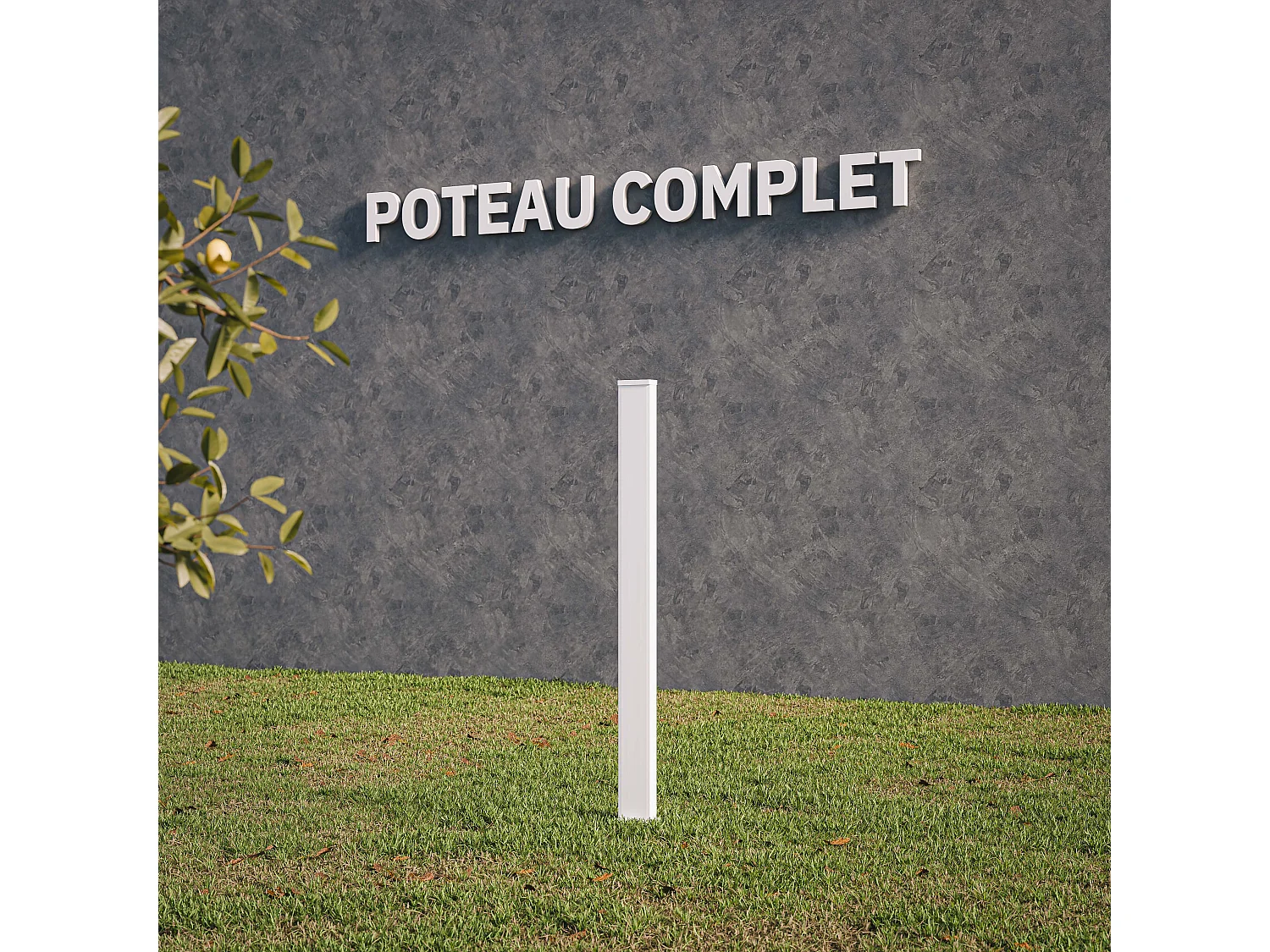 Poteau Complet SLIM 120 cm