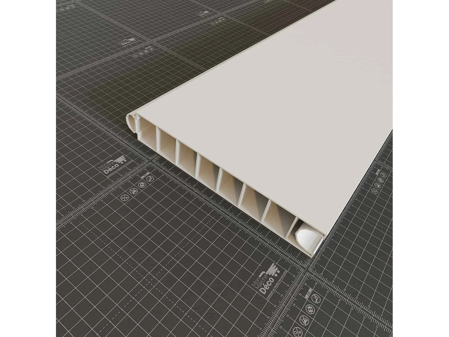 Plaque soubassement - Clôture PRO &amp; SLIM