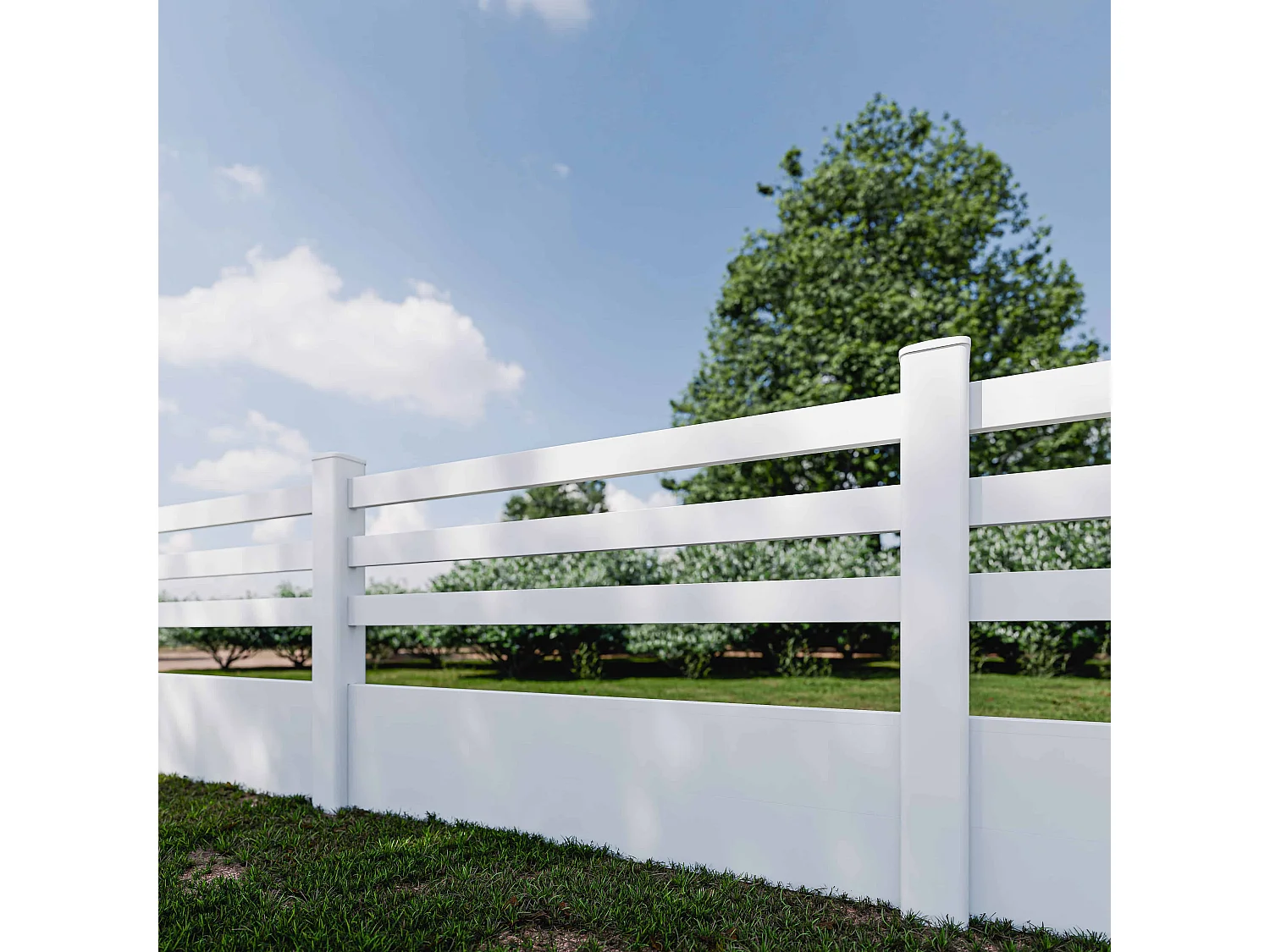 Plaque soubassement - Clôture PRO &amp; SLIM