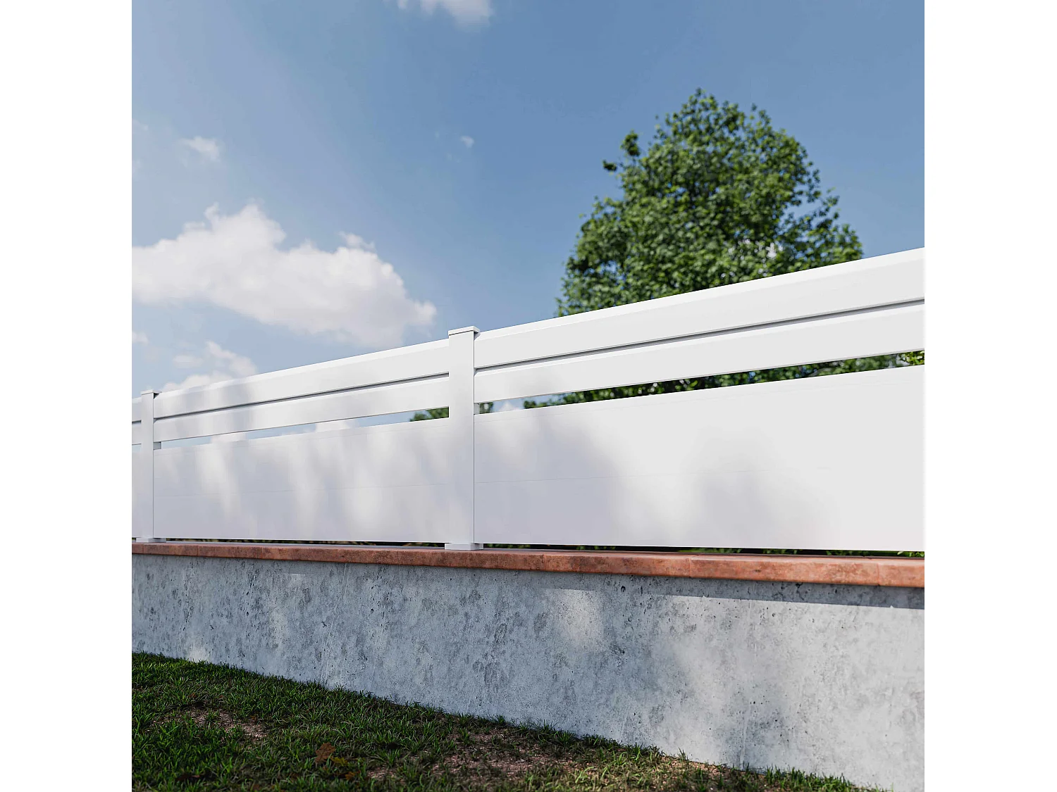 Poteau Complet SLIM 72 cm