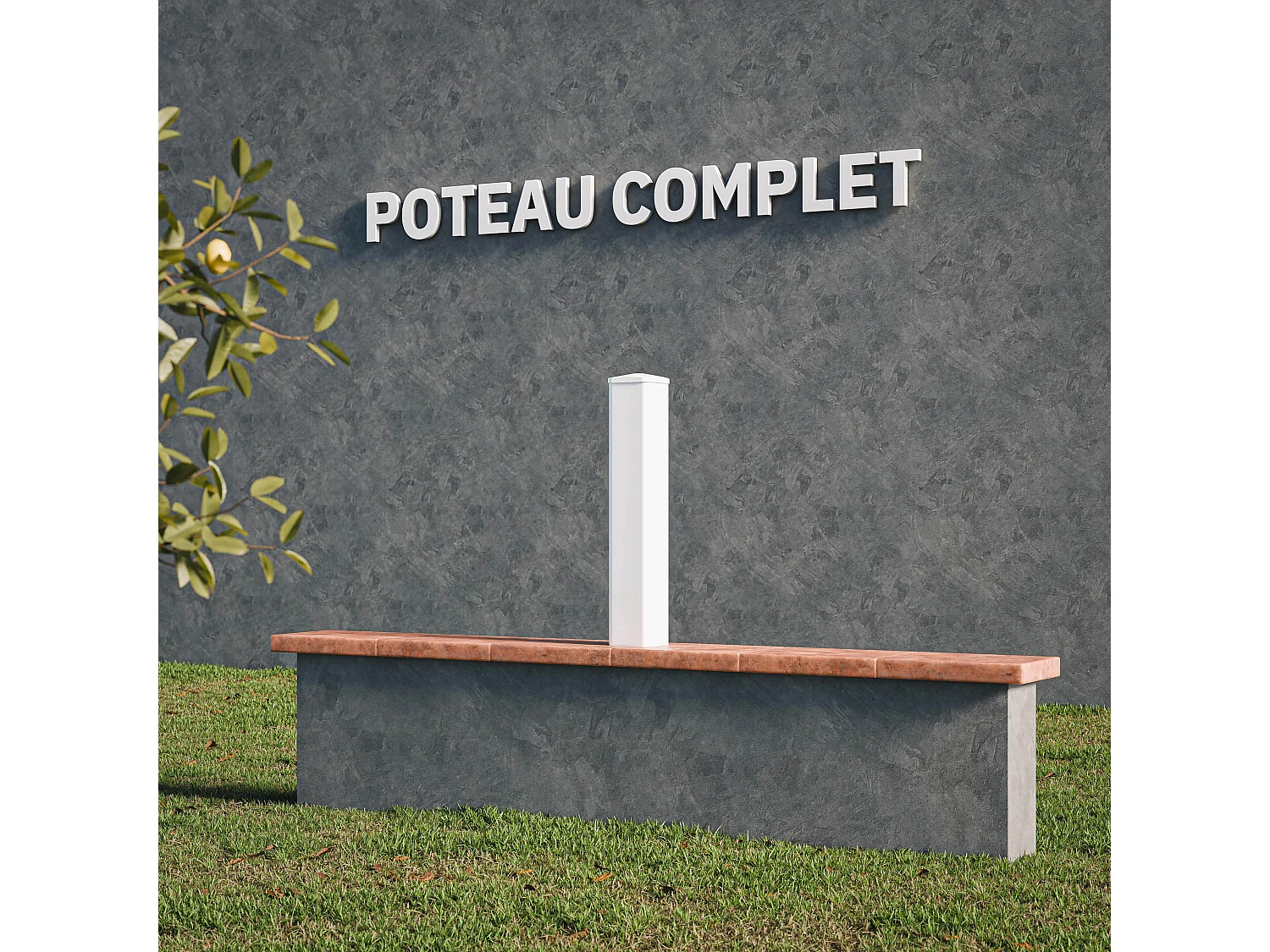 Poteau Complet PRO 72 cm