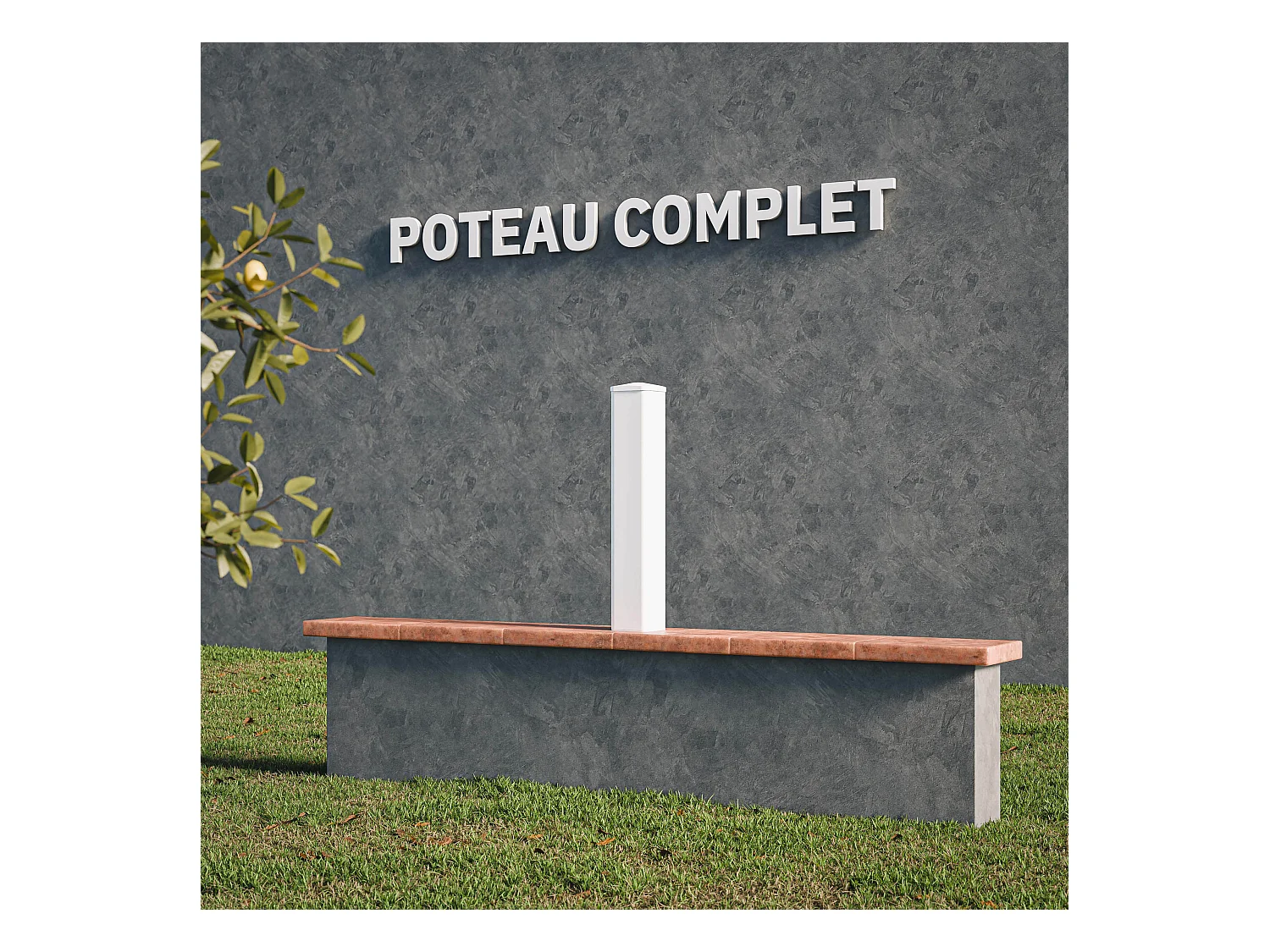Poteau Complet PRO 72 cm