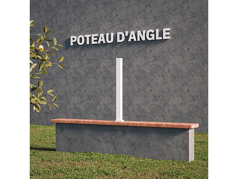 Poteau d'Angle SLIM 90 cm