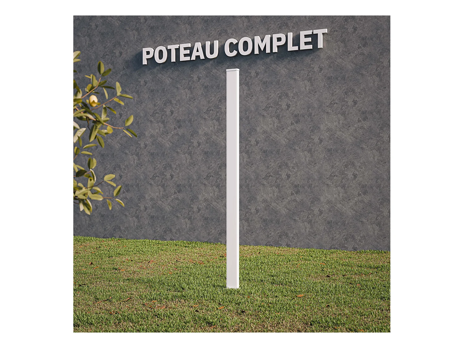 Poteau Complet SLIM 180 cm