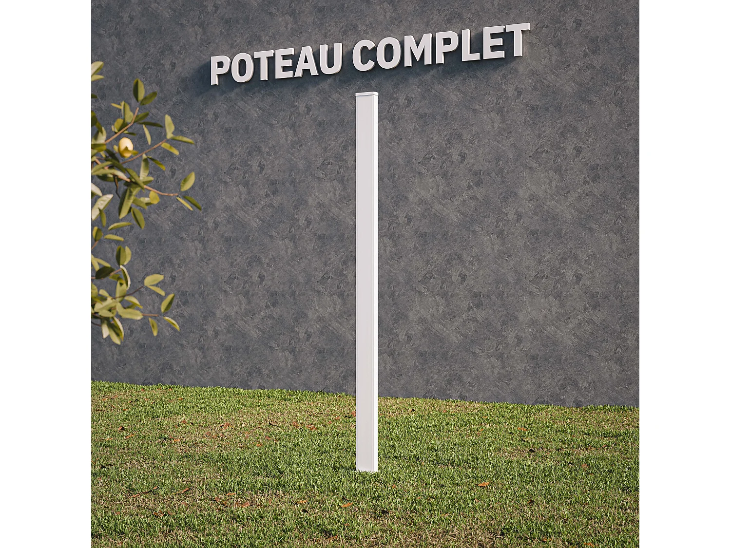 Poteau Complet SLIM 180 cm
