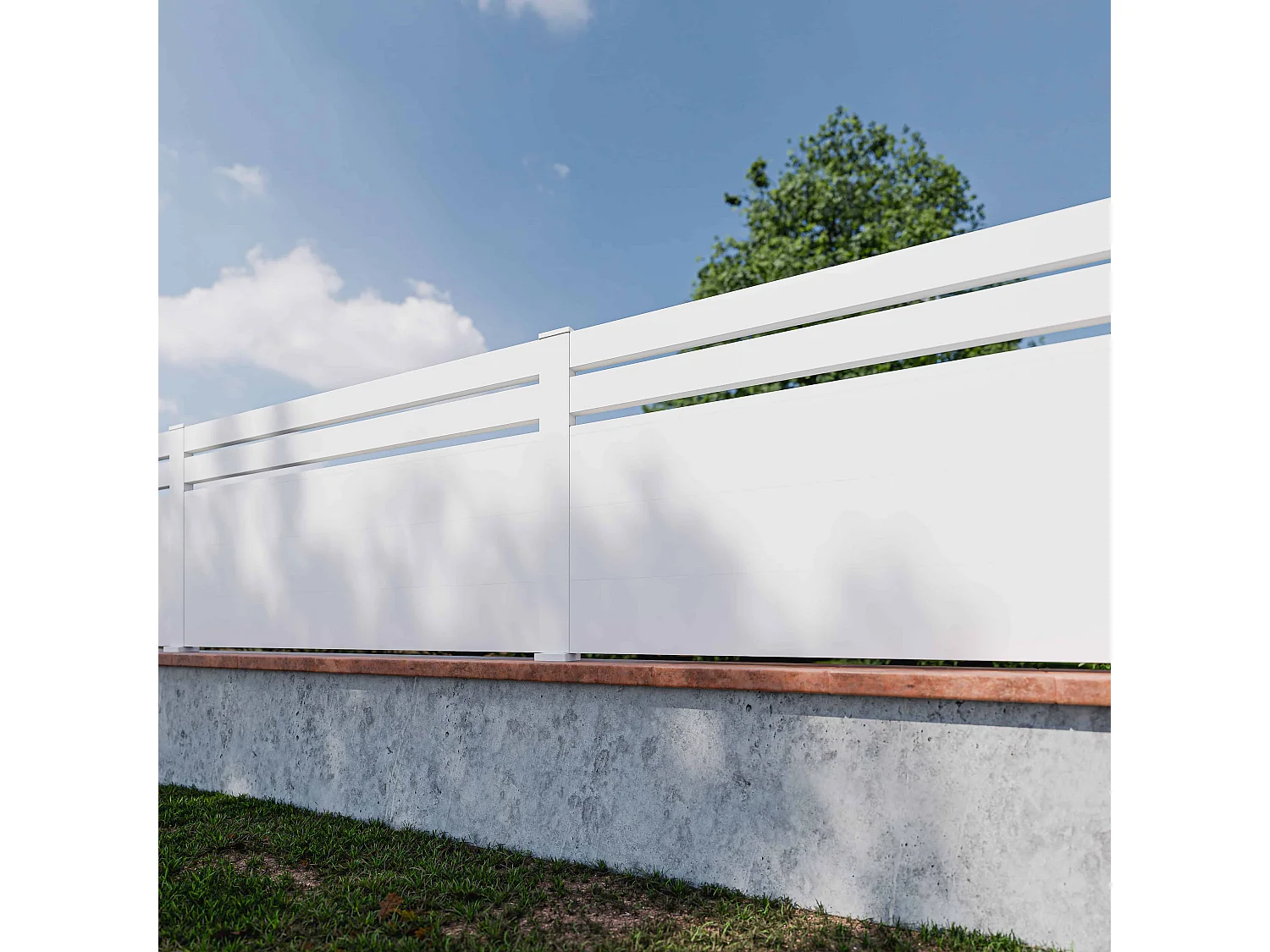 Poteau Complet SLIM 90 cm