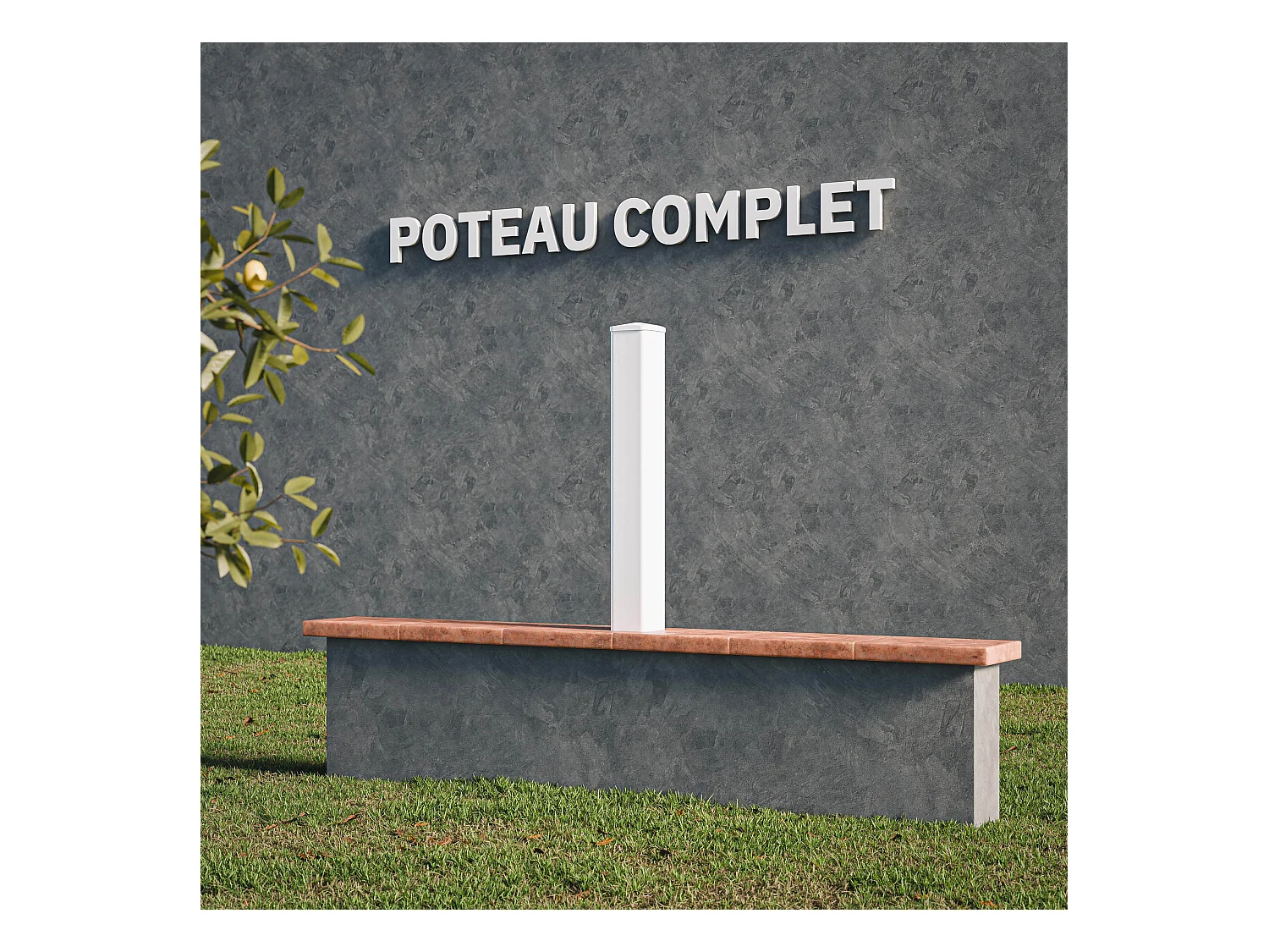 Poteau Complet PRO 90 cm