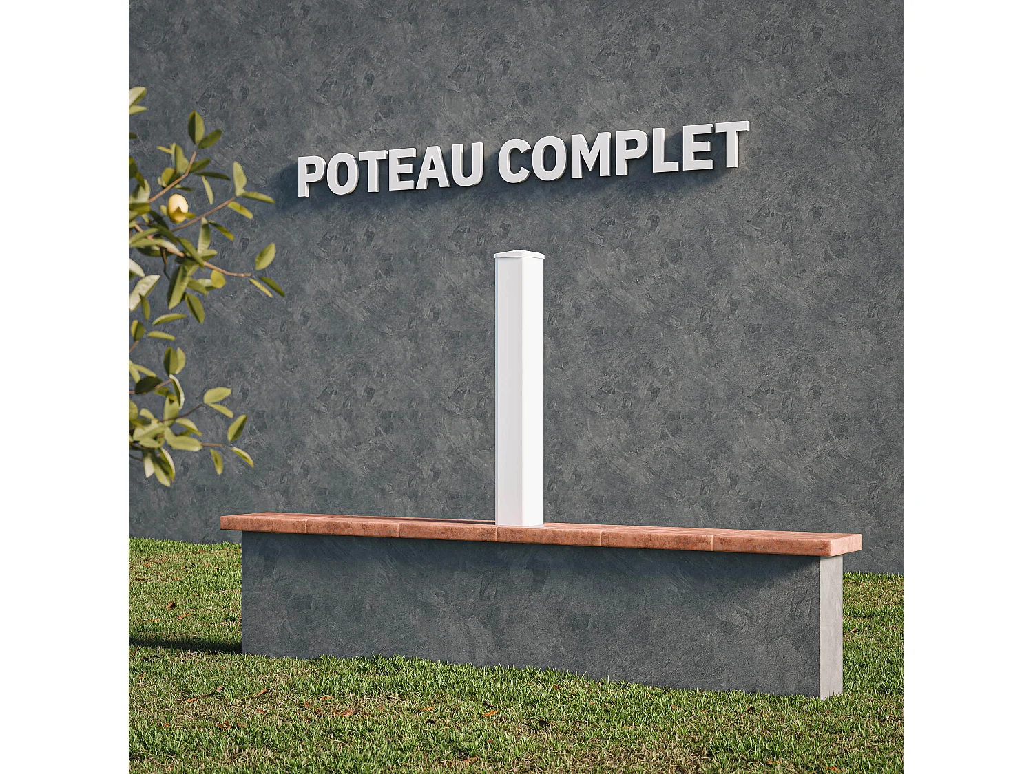 Poteau Complet PRO 90 cm