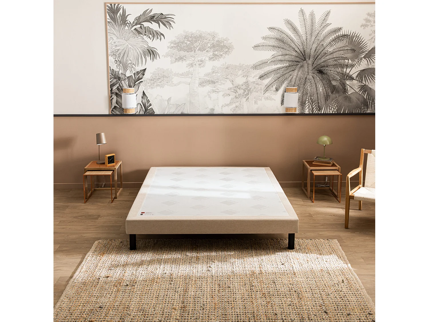 Sommier Epeda NATURE FERME LIN 100x200