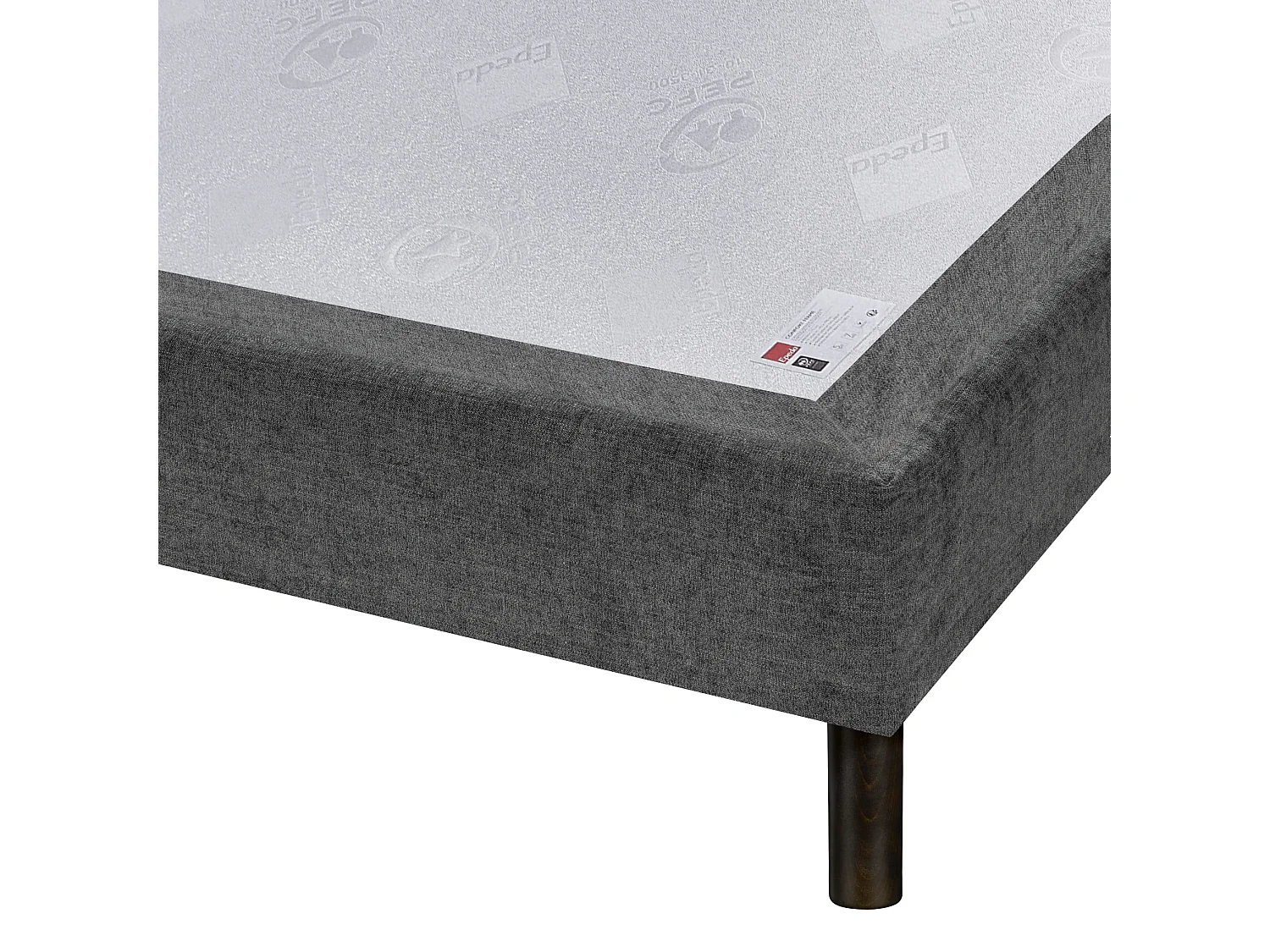 Sommier Epeda NATURE MEDIUM GRIS 140x190