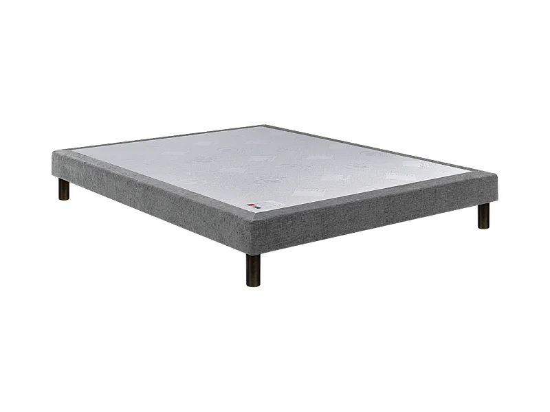 Sommier Epeda NATURE FERME GRIS 2x90x200