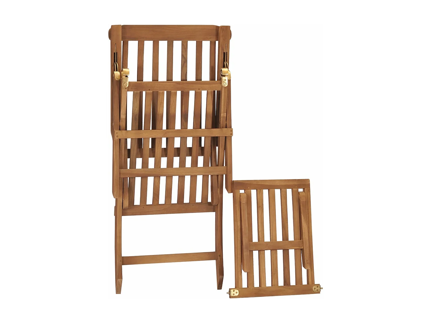 Transat chaise longue bain bois marron 152 x 60 x 92 cm 02_0012490