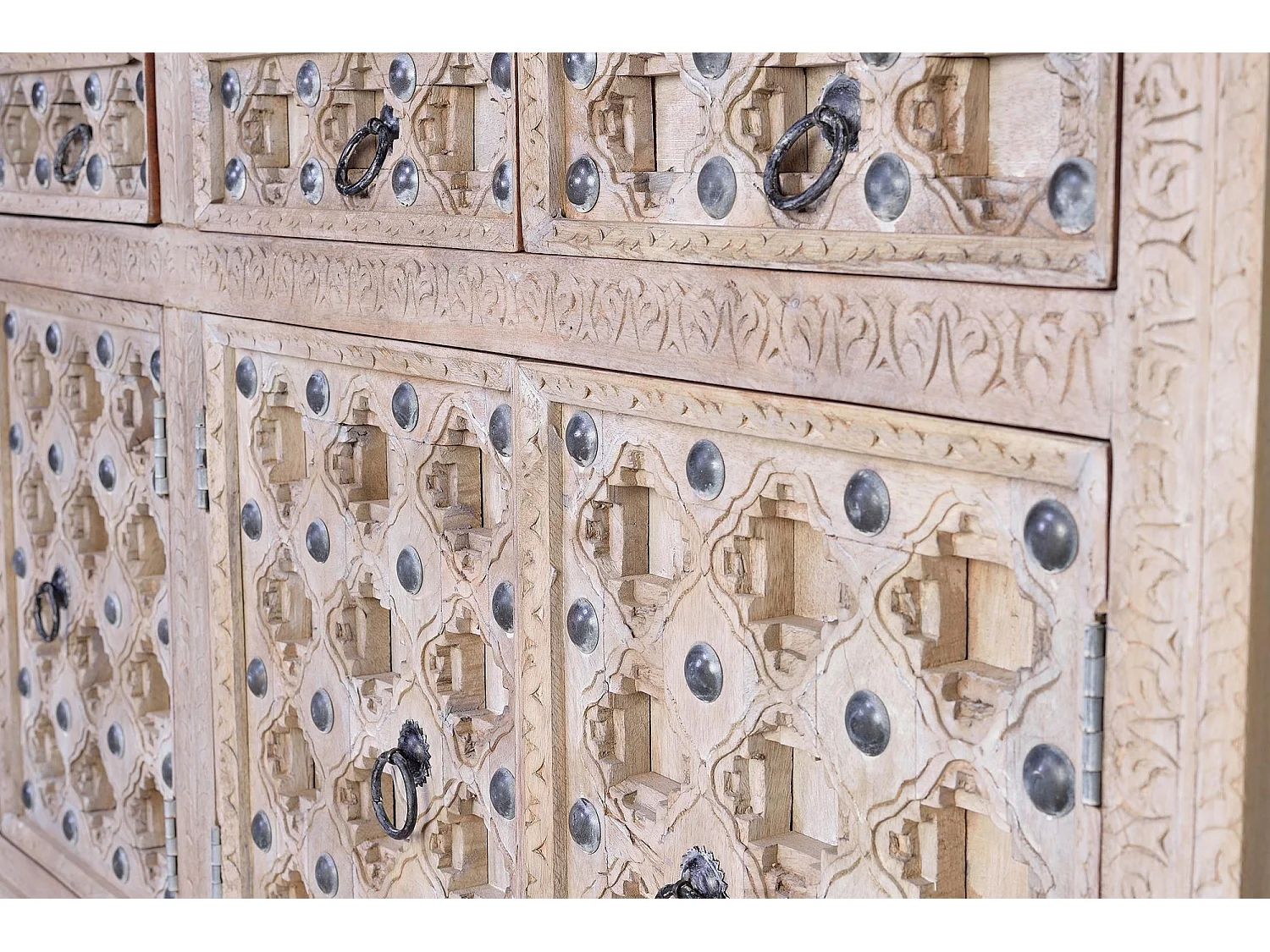 Buffet en manguier naturel