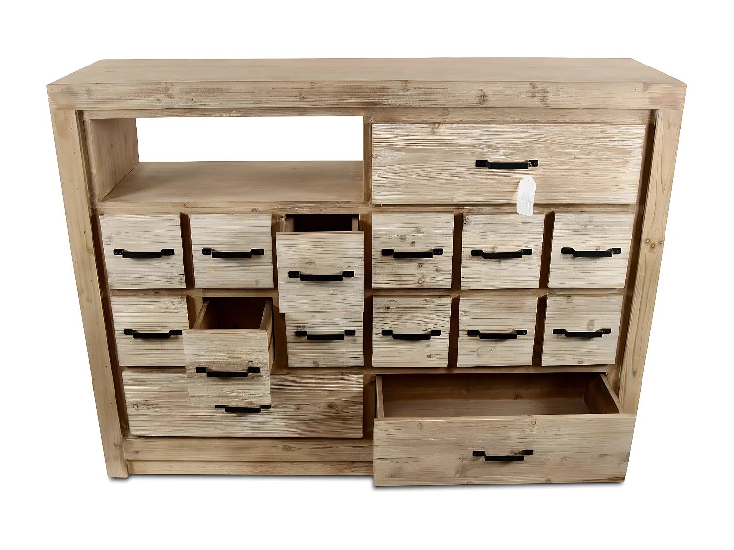 Bahut grainetier 15 tiroirs naturel Bois Naturel - Esmée Décoration d'Autrefois