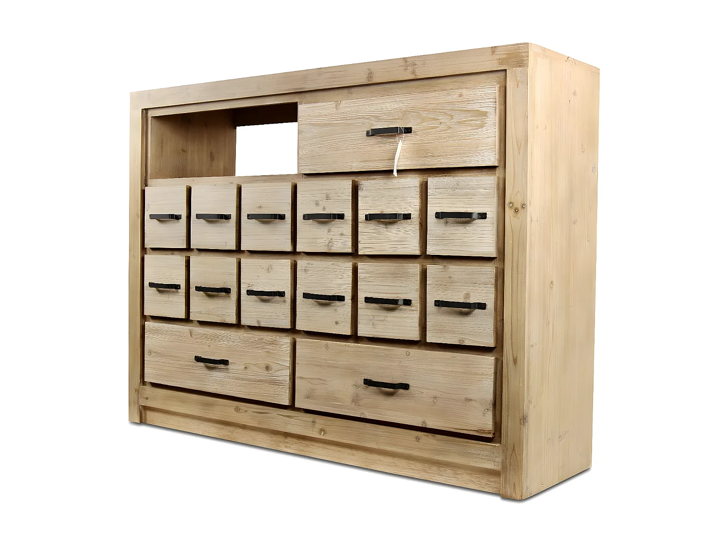 Bahut grainetier 15 tiroirs naturel Bois Naturel - Esmée Décoration d'Autrefois