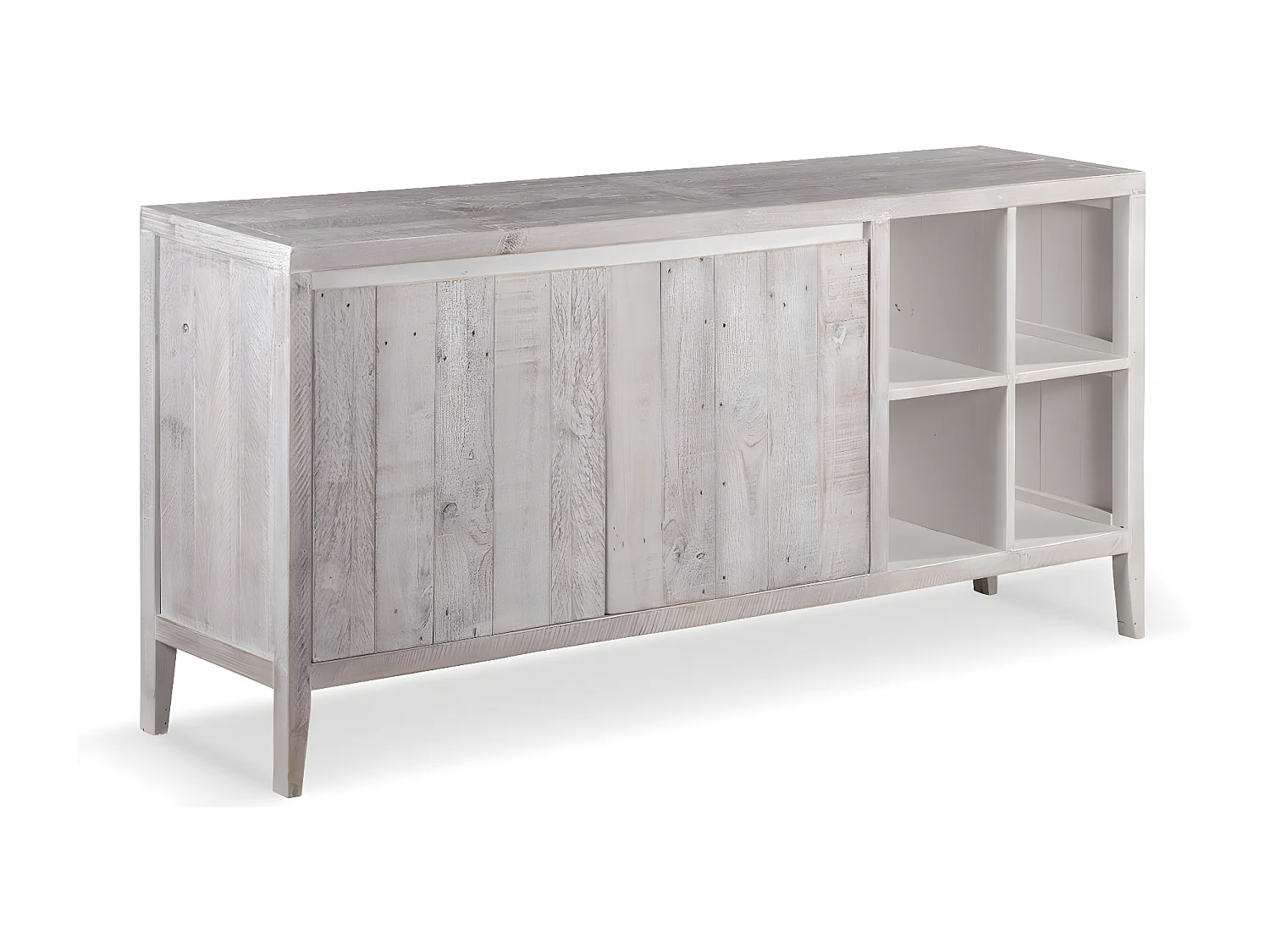 Buffet Bois Gris - Cadélia Décoration d'Autrefois
