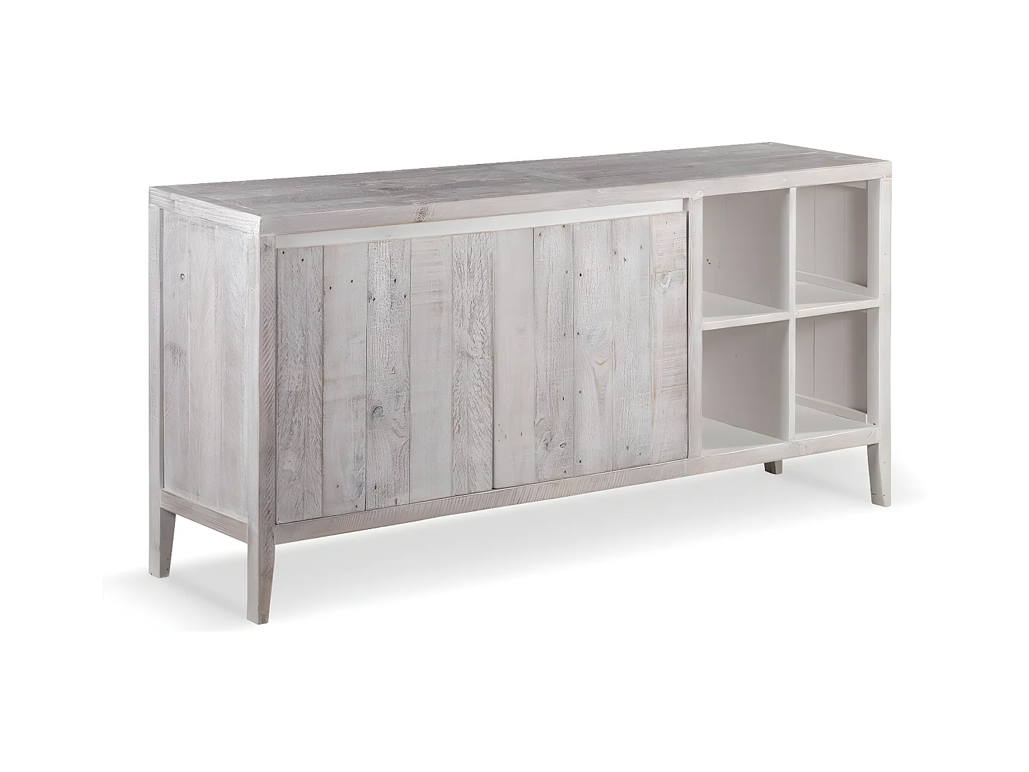 Buffet Bois Gris - Cadélia Décoration d'Autrefois