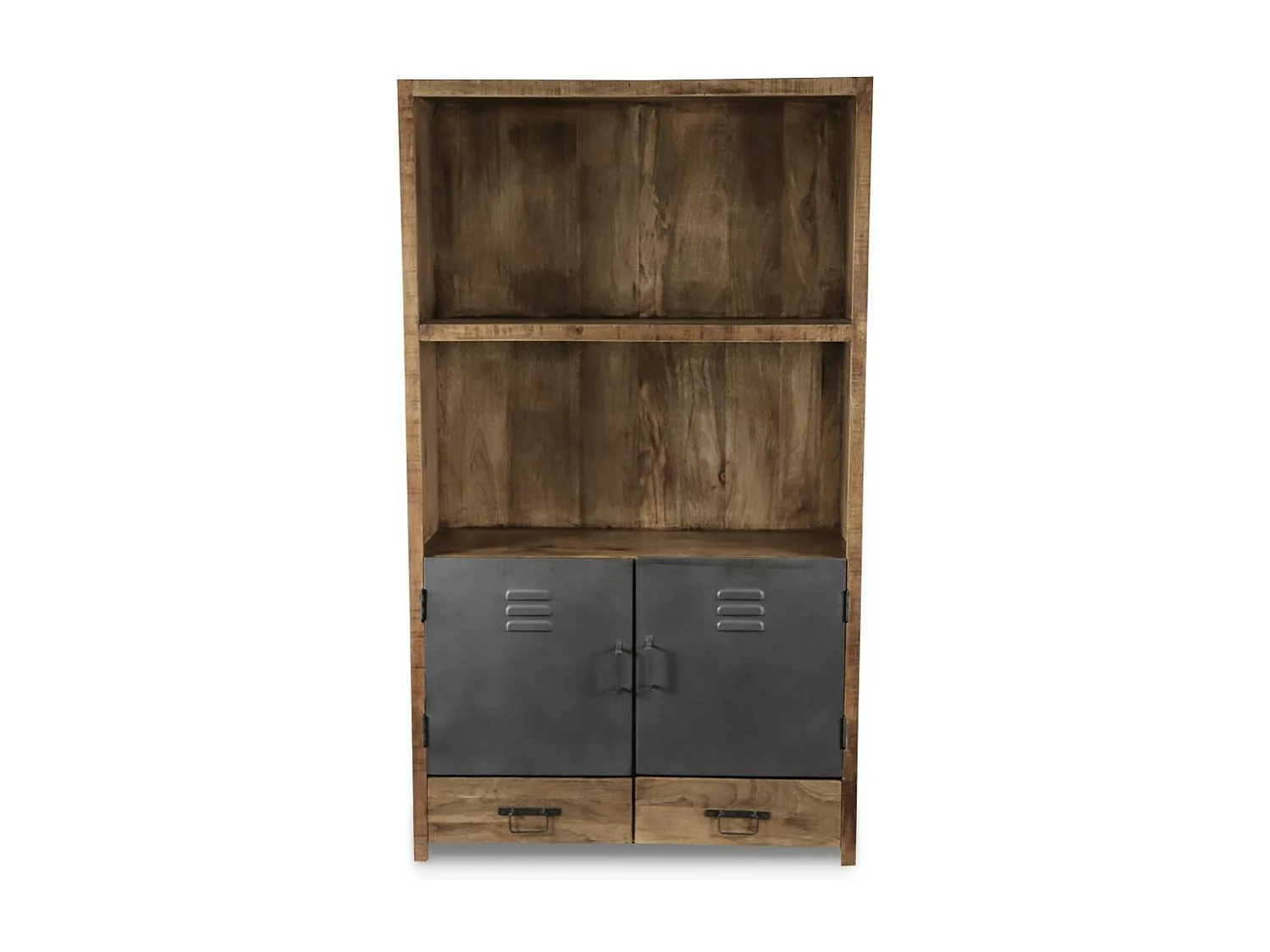 Buffet 2 tiroirs Bois Marron - Perlélia Décoration d'Autrefois