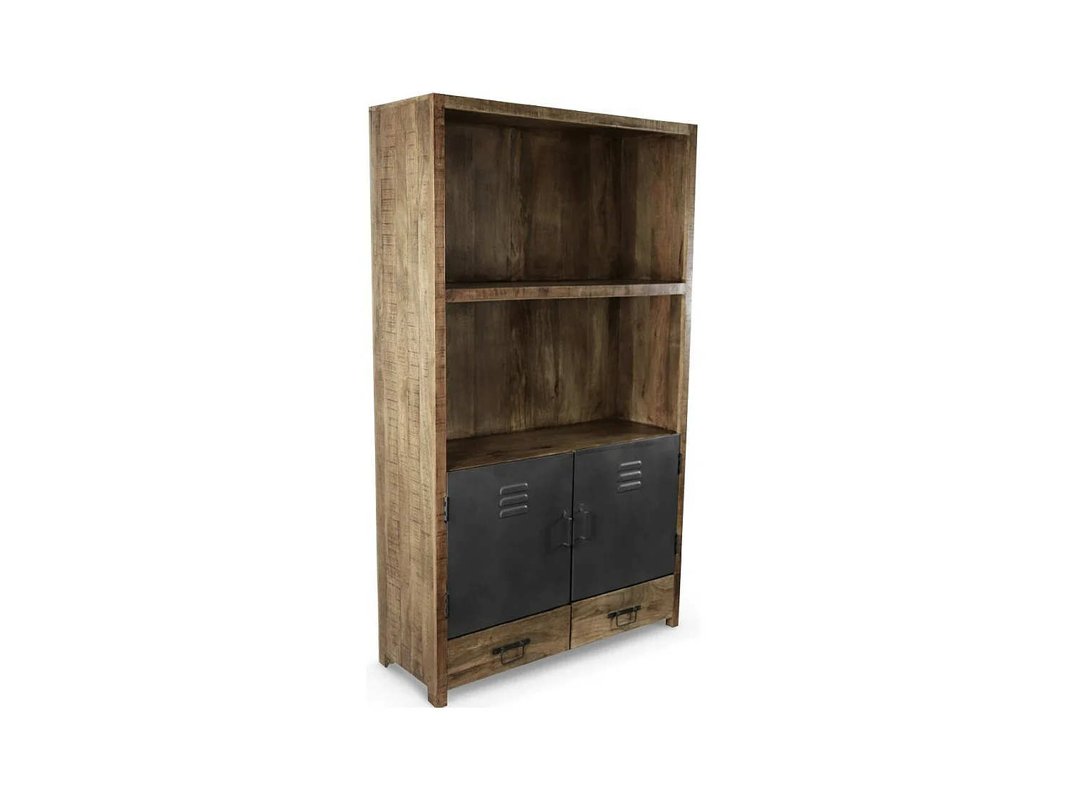 Buffet 2 tiroirs Bois Marron - Perlélia Décoration d'Autrefois