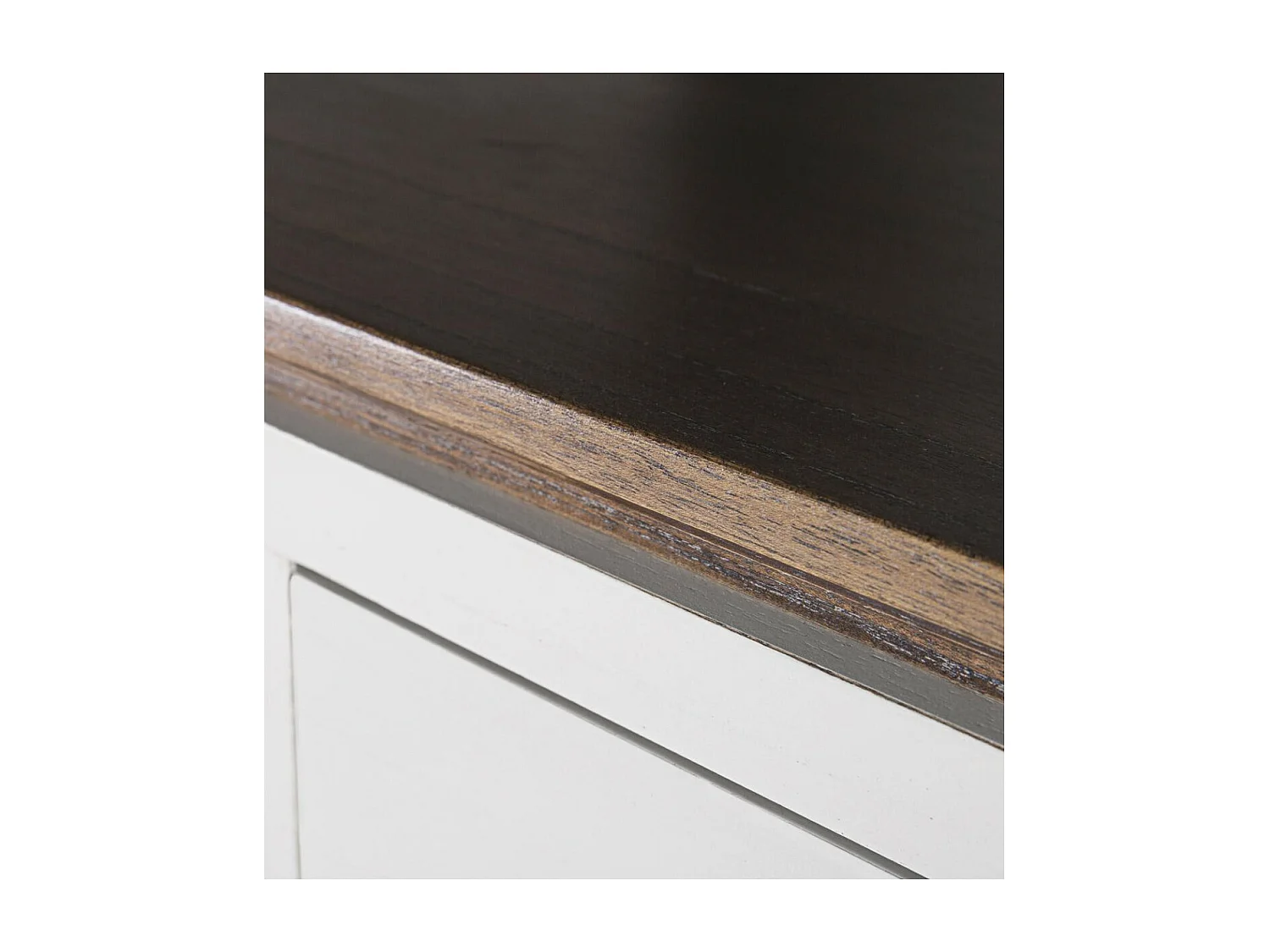 Buffet 5 tiroirs bronze Bois Blanc - Mélicia Décoration d'Autrefois