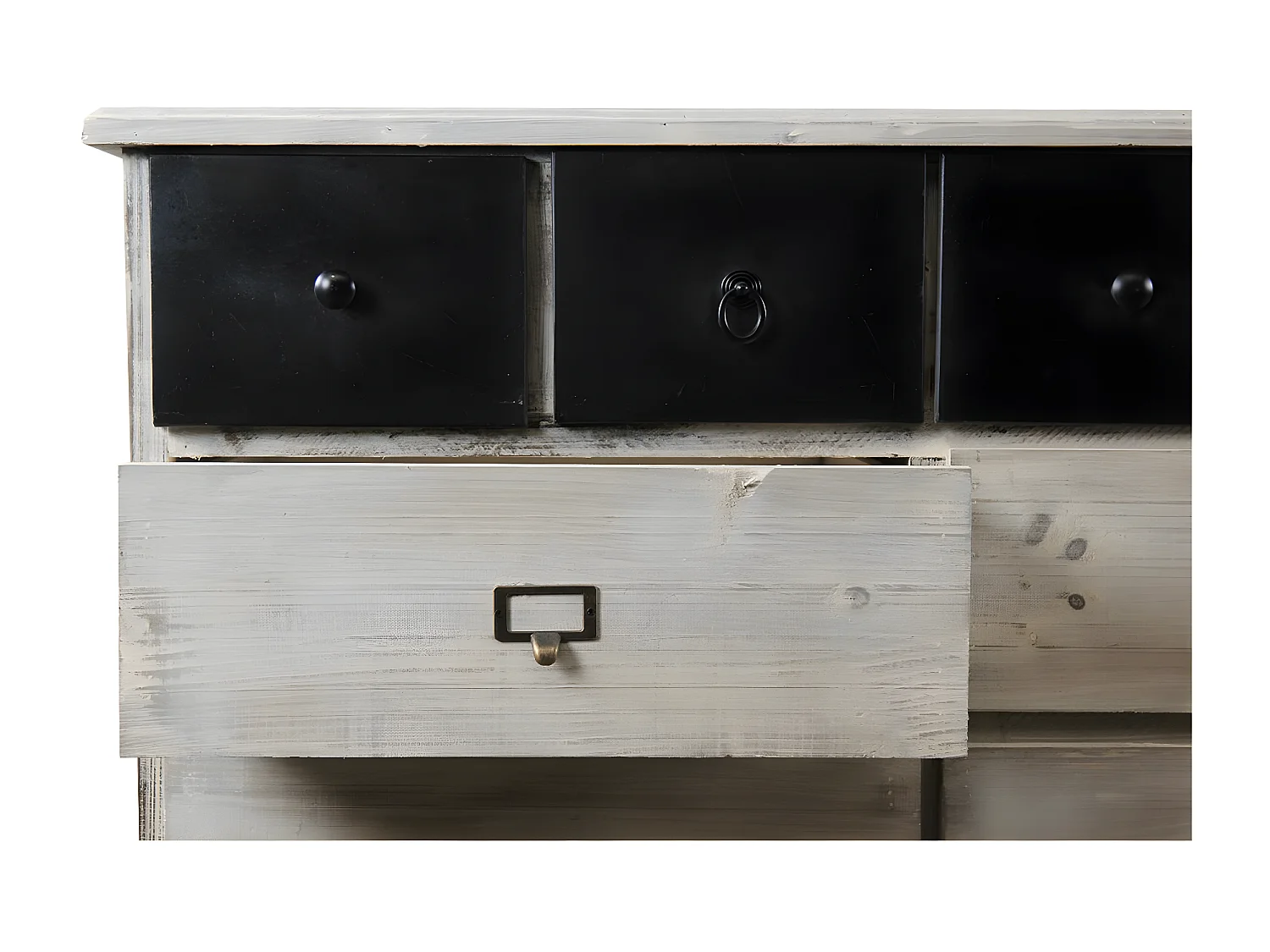 Bahut 20 tiroirs Bois Blanc - Décoration d'Autrefois