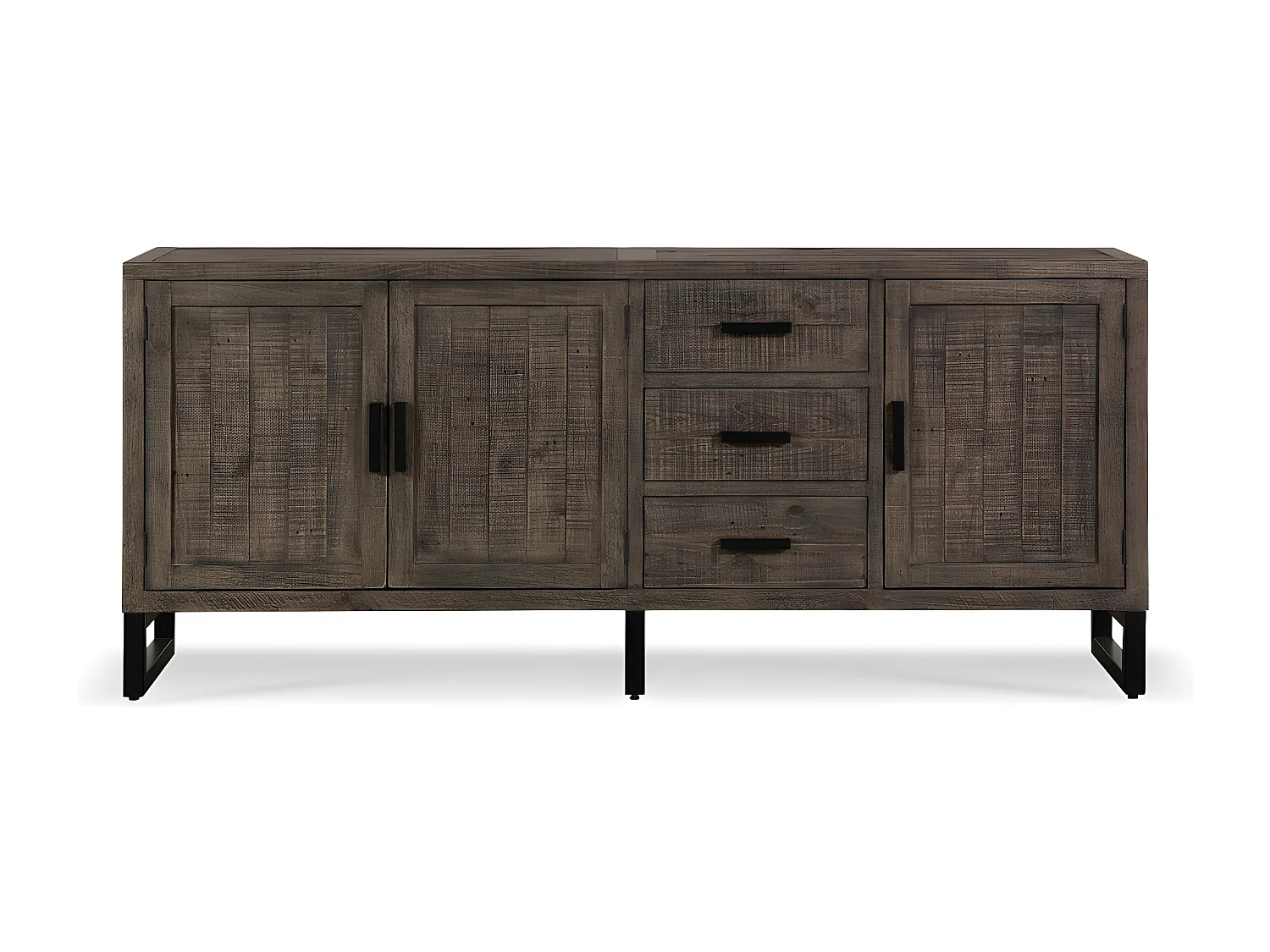 Bahut Bois Marron - Décoration d'Autrefois