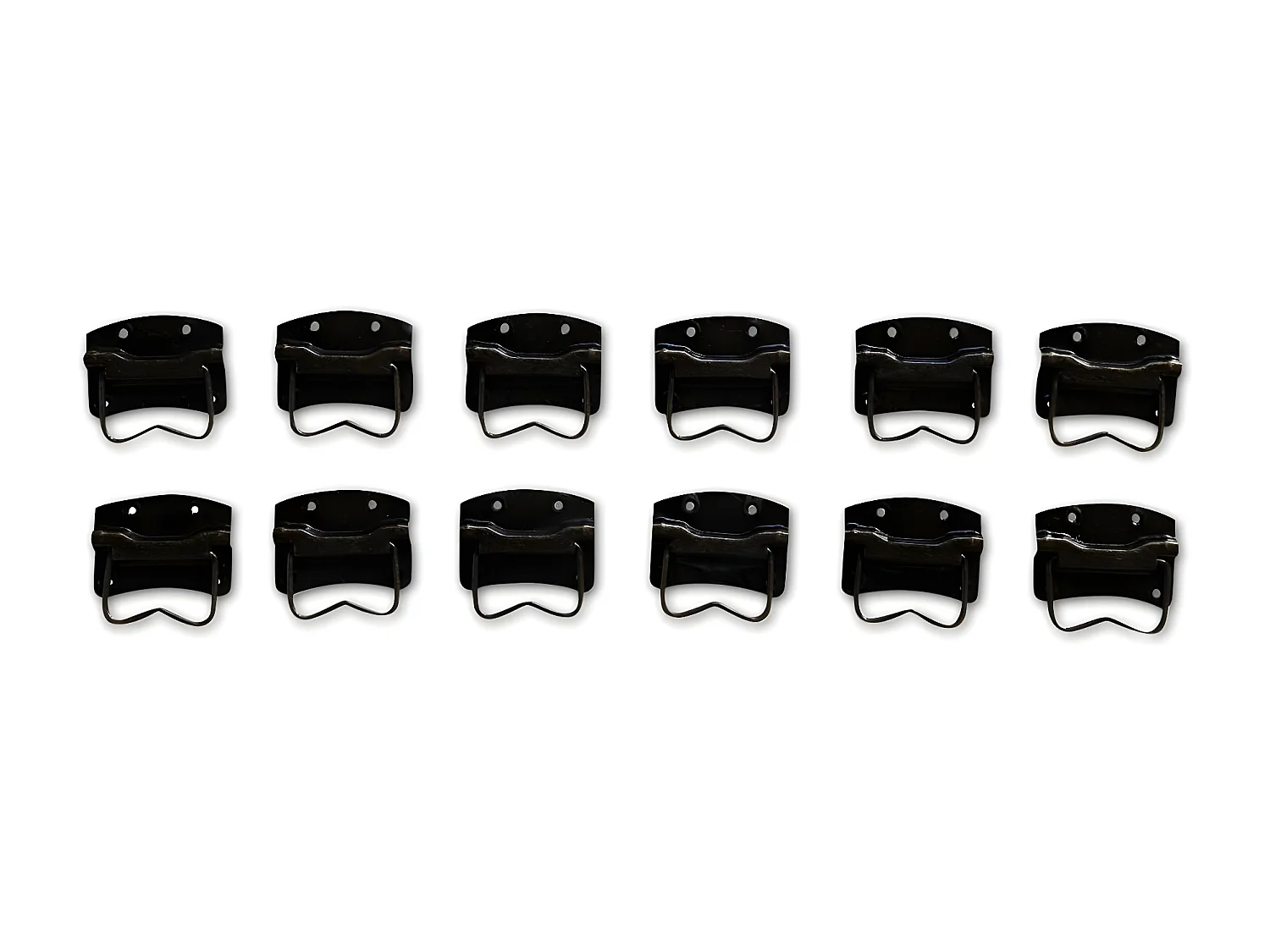 12 poignées fonte patinée 01 Fonte Marron - Décoration d'Autrefois