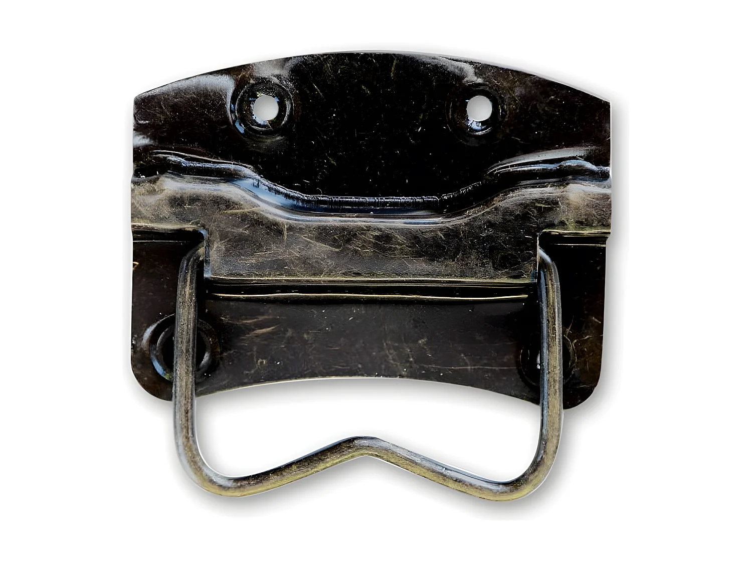 12 poignées fonte patinée 01 Fonte Marron - Décoration d'Autrefois