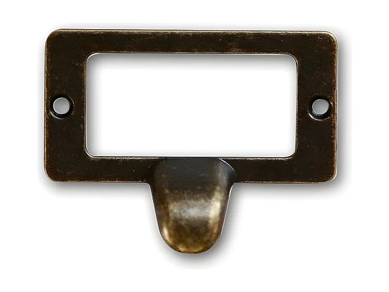 12 poignées fonte patinée 04 Fonte Marron - Décoration d'Autrefois