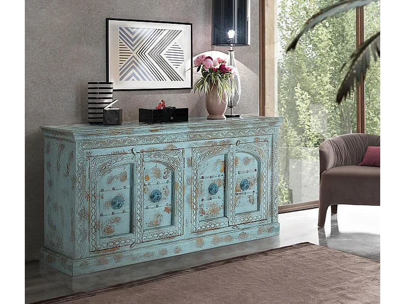 Buffet en bois de manguier