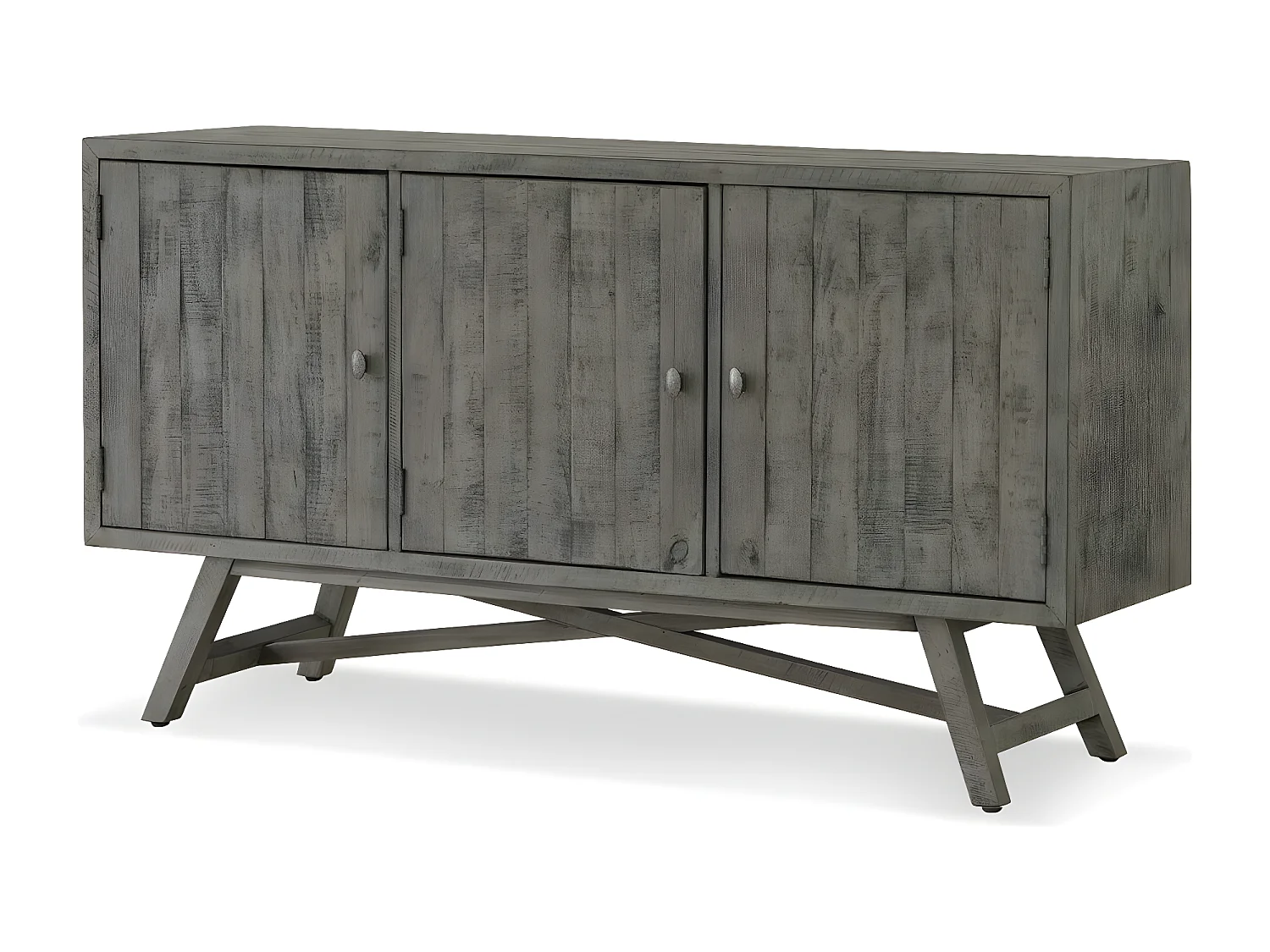 Bahut Bois Gris - Cidalie Décoration d'Autrefois