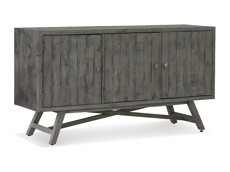 Bahut Bois Gris - Cidalie Décoration d'Autrefois