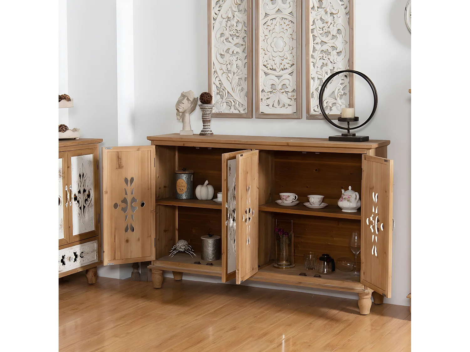 Buffet Bois Marron - Valdorise Décoration d'Autrefois