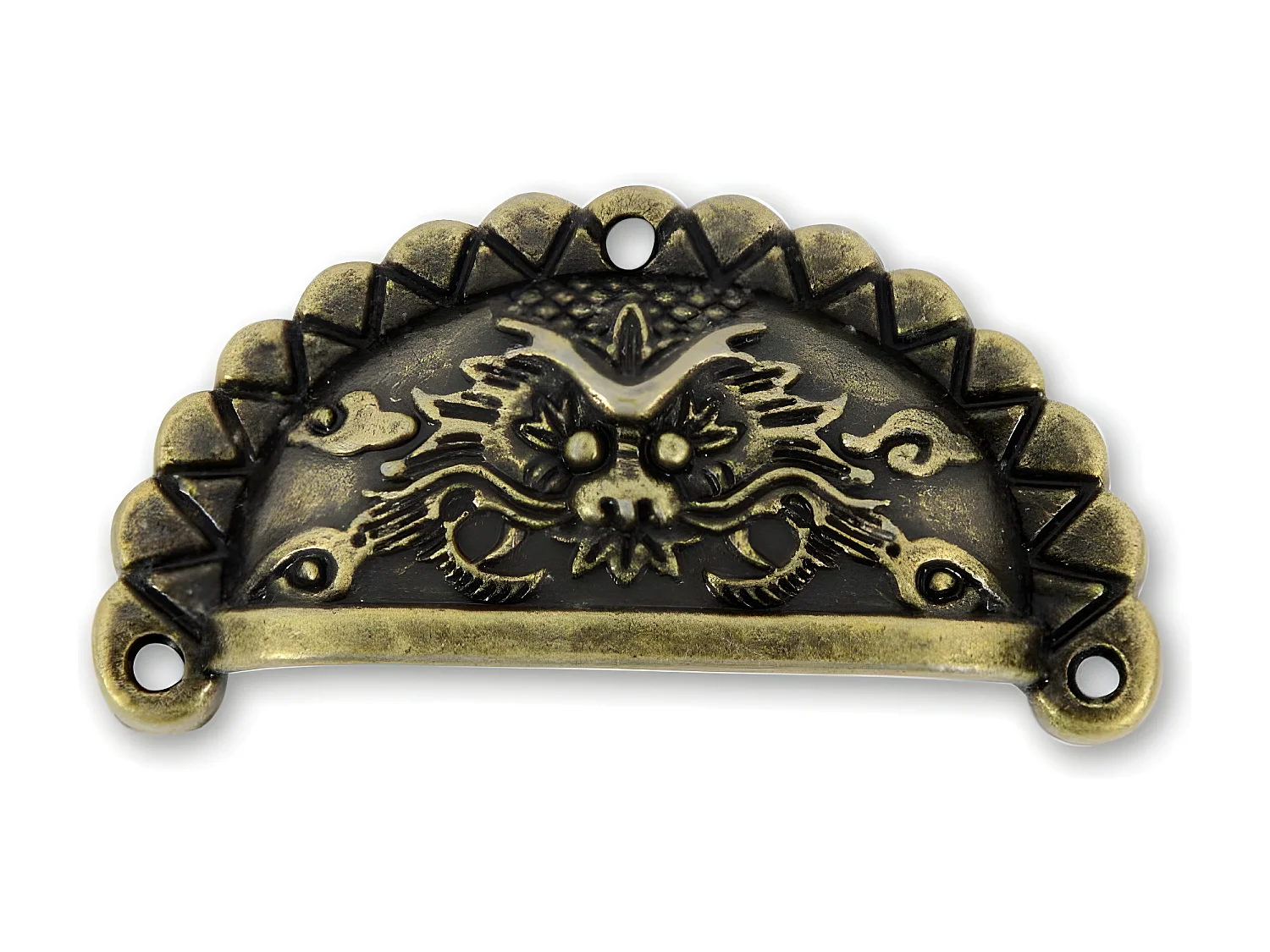 12 poignées fonte patinée 19 Fonte Marron - Décoration d'Autrefois