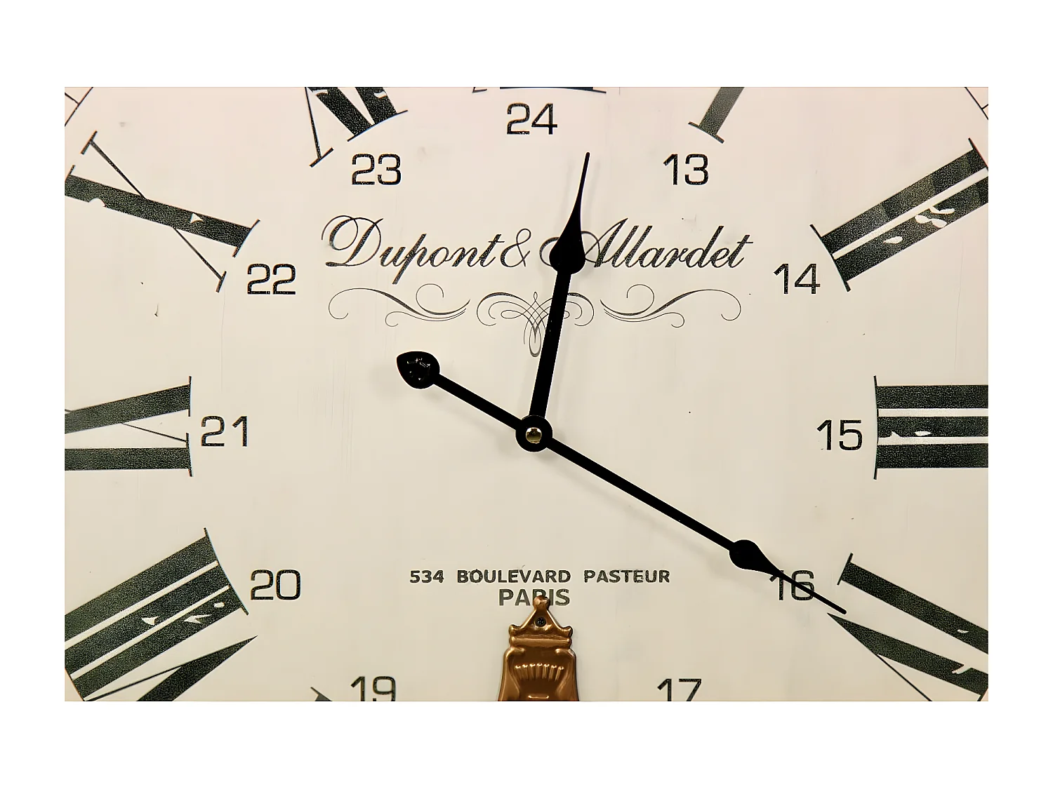 Horloge ancienne balancier dupont et allardet Bois Blanc - Décoration d'Autrefois
