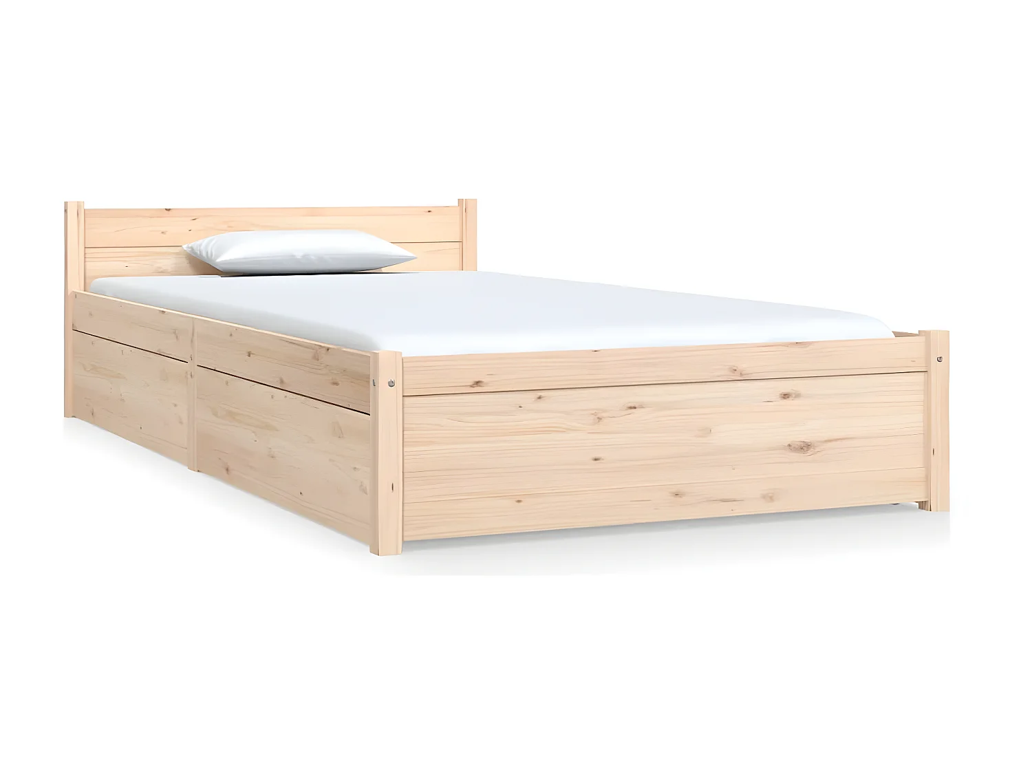 Estructura de cama con cajones 90x190 cm