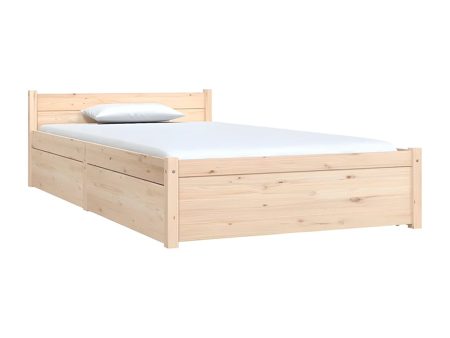 Estructura de cama con cajones 90x190 cm