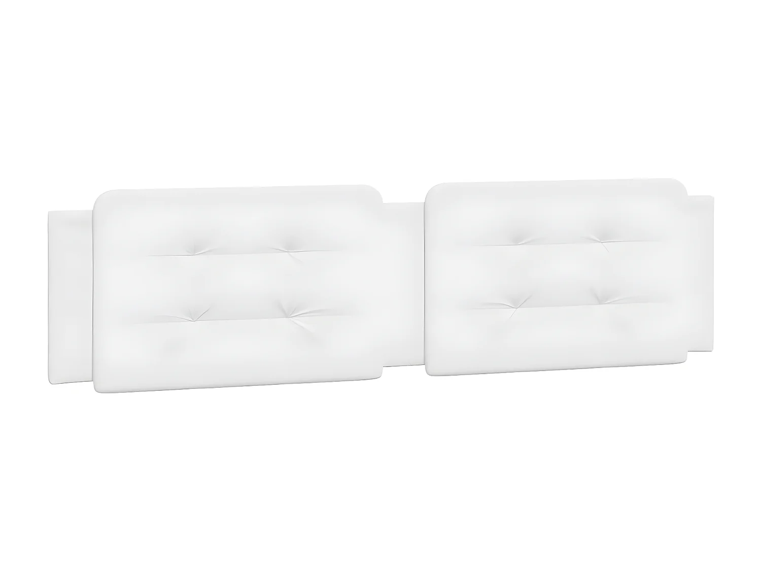 Cadre de lit avec lumières LED blanc 200x200 cm similicuir