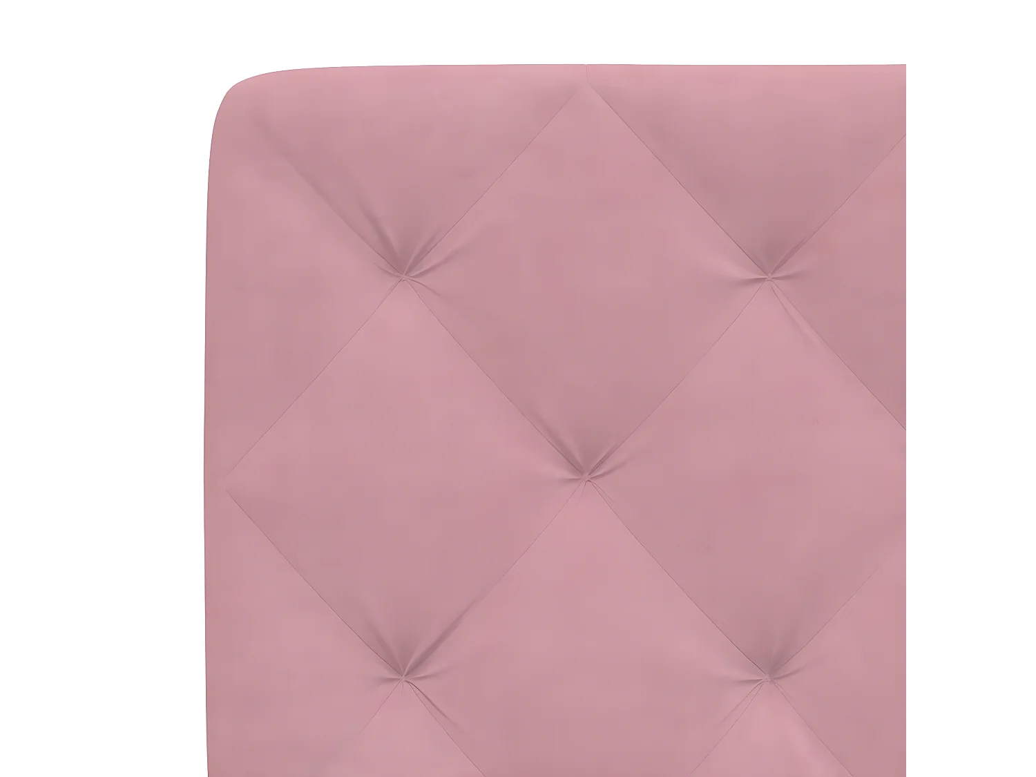 Estrutura de cama c/ luzes LED 90x200 cm veludo rosa