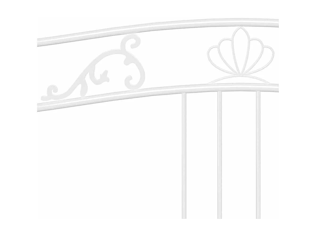 Sofá-cama 90x200 cm metal branco