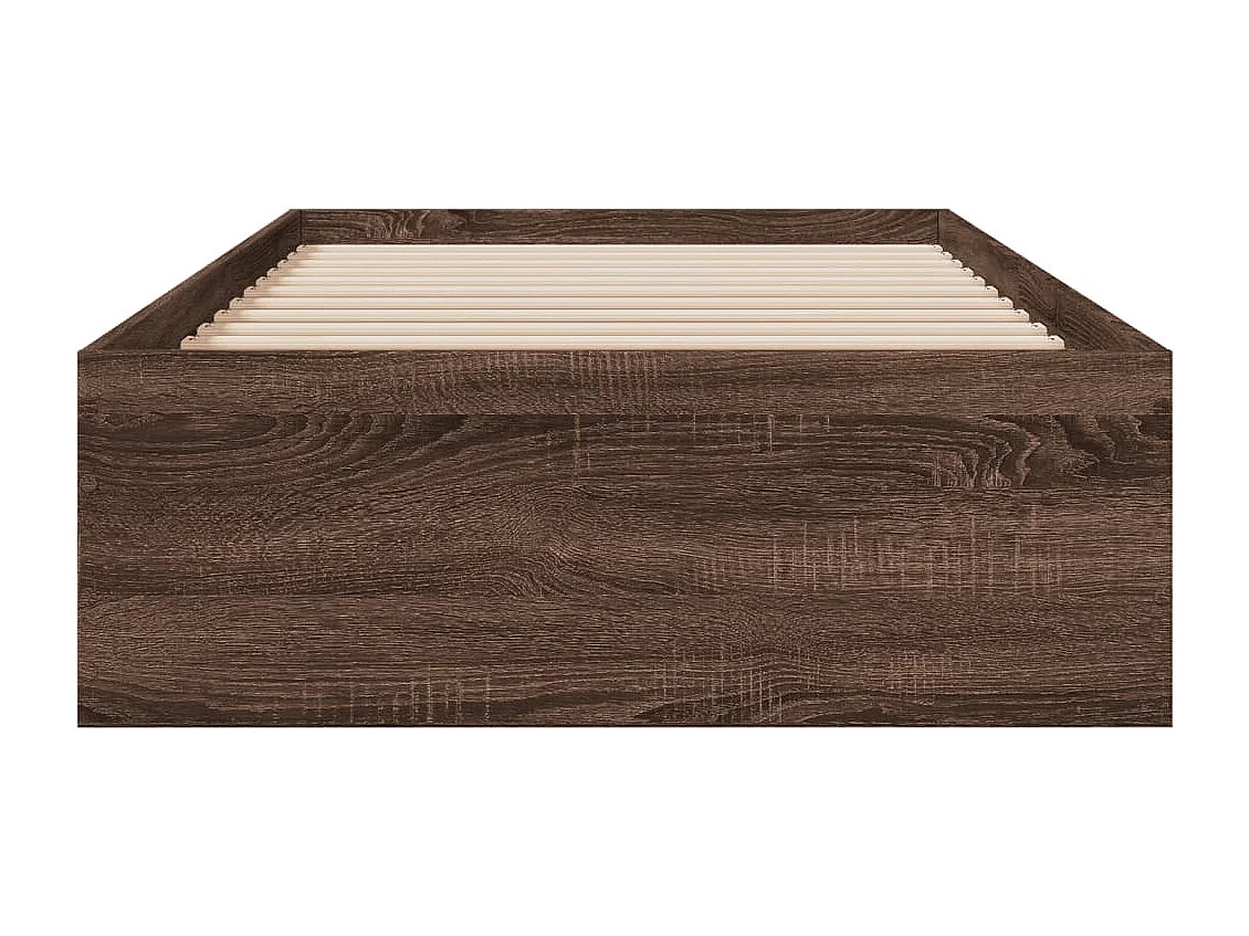 Estrutura cama c/ gavetas derivados madeira carvalho castanho