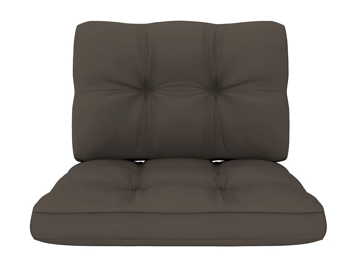 Salon de jardin 3 pièces avec coussins bois de pin imprégné