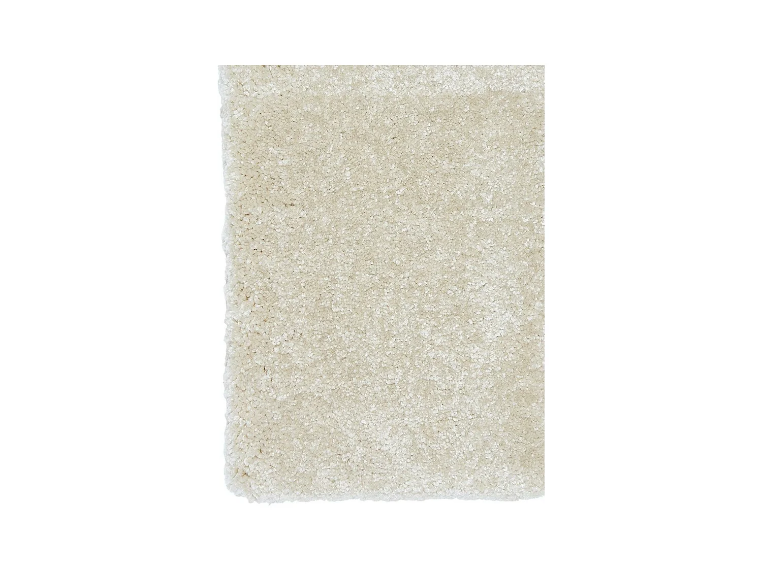 tapis salon 120x170 tissé blanc cassé rectangle motif uni EPAISSIA +