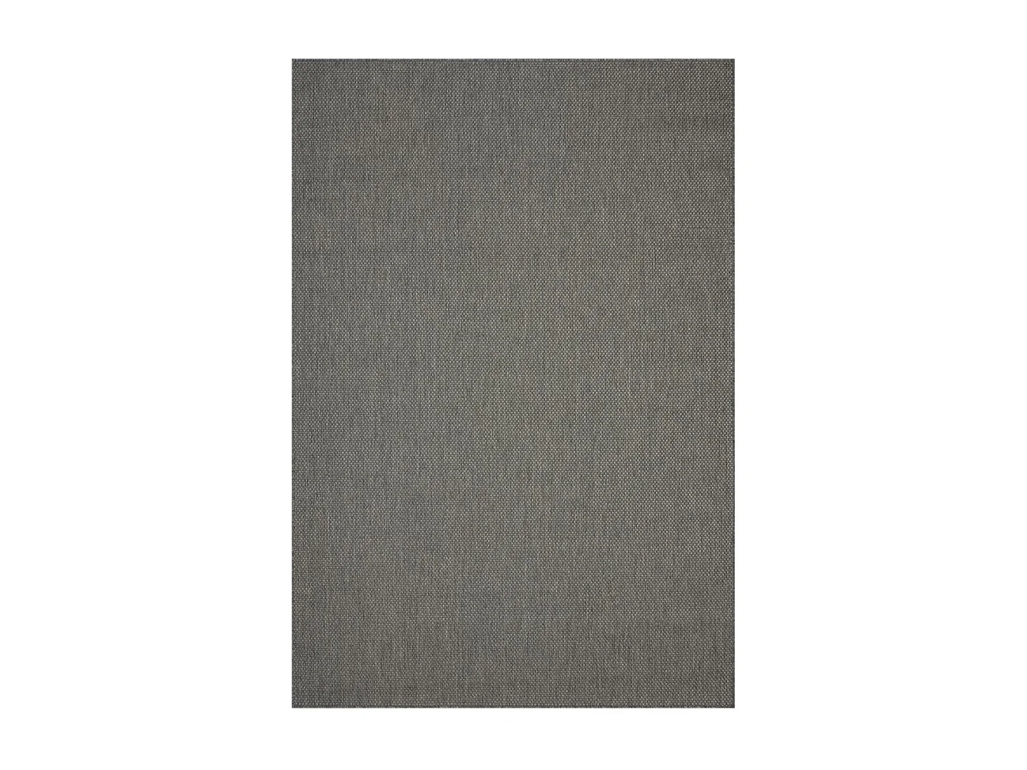 Tapis extérieur 160x220 tissé kilim anthracite GEGIA