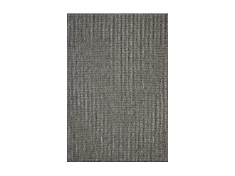 Tapis extérieur 160x220 tissé kilim anthracite GEGIA