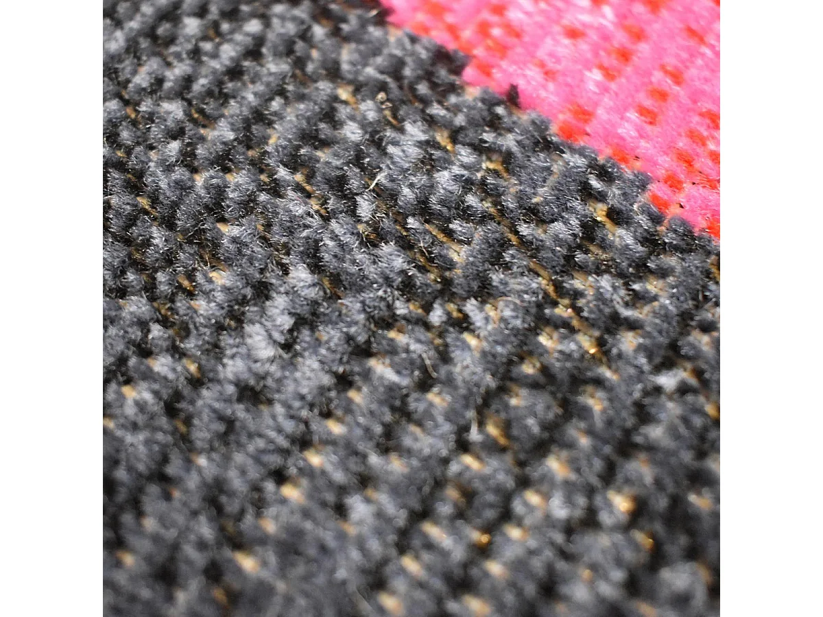 Tappeto da esterno 120x170 tessuto kilim rosso e beige EXT CONTO