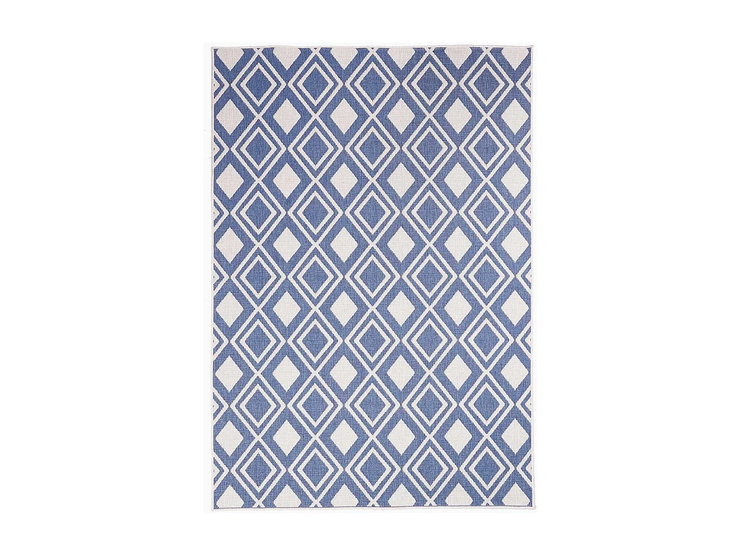 Tappeto da esterno, kilim reversibile 60x110 EX1 DAM blu