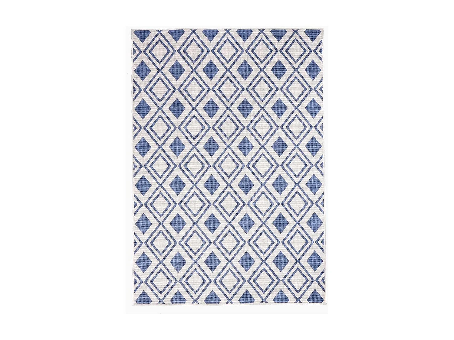 Tappeto da esterno, kilim reversibile 60x110 EX1 DAM blu