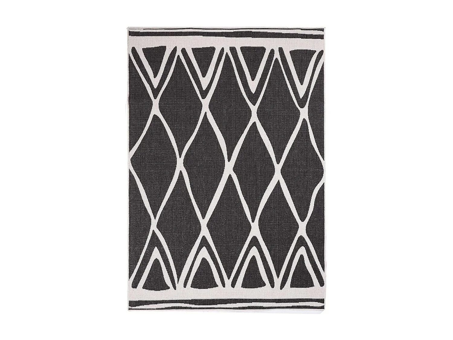 Tapis extérieur, kilim reversible 80x150 LYN2 F REVERSIBLE  crème
