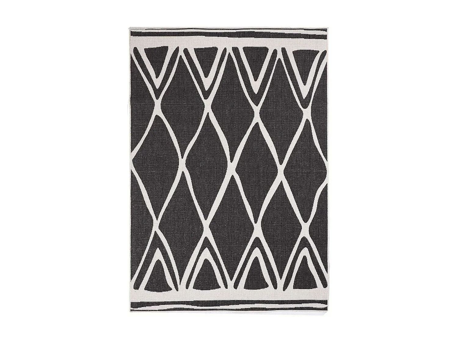 Tapis extérieur, kilim reversible 200x290 LYN2 F REVERSIBLE  crème